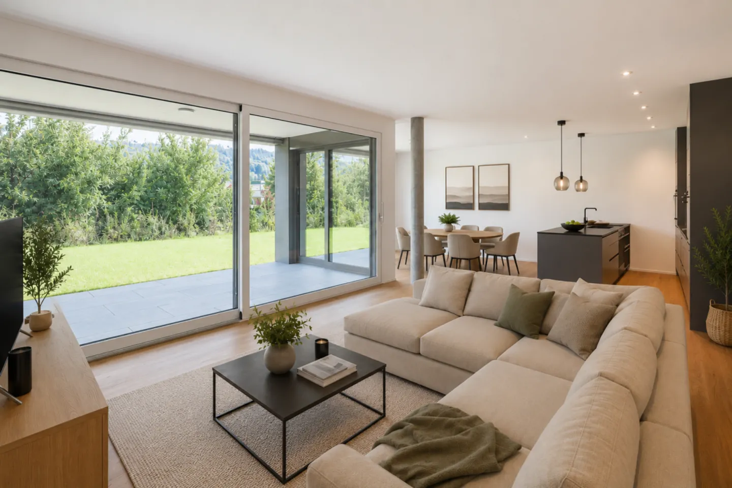 Gartenwohnung mit Aareblick - Foto 1 von 13