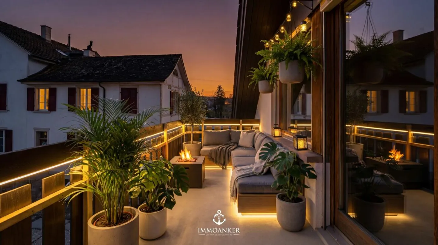 Light-flooded 4.5-room apartment with high ceiling and fireplace in Bottmingen - Photo 7 of 13