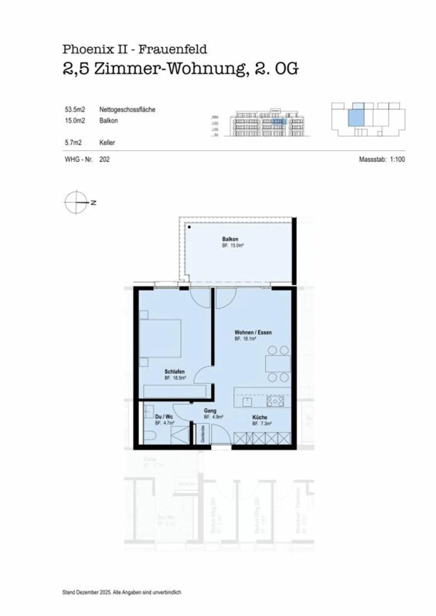 First occupancy - Modern 2½ room apartment in a quiet neighborhood - Photo 5 of 5