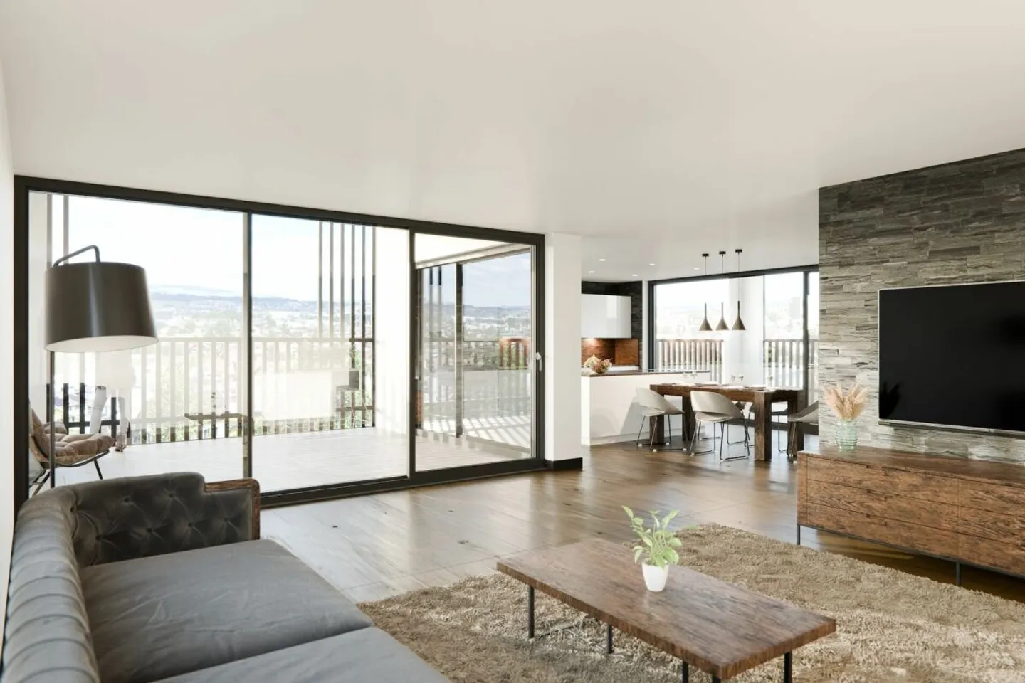 Attractive Living with a View; 3 1/2 Room Apartment - Photo 2 of 10