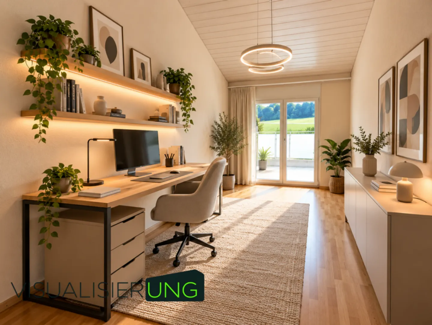Unique penthouse apartment with a magnificent terrace and views of greenery - Photo 4 of 13