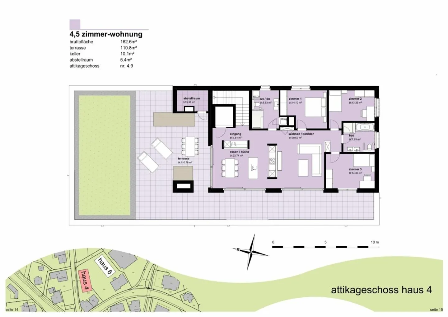 Traumhafte Attikawohnung in Matzingen - Foto 7 von 7