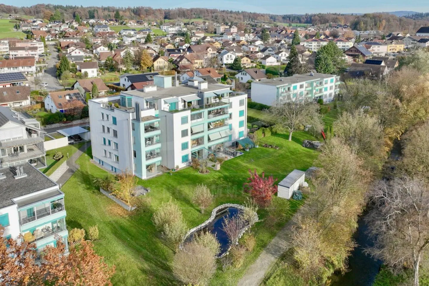 Condominium attrayant de 5½ pièces dans le Bünzpark à Waltenschwil - idéal pour les familles - Photo 1 sur 13