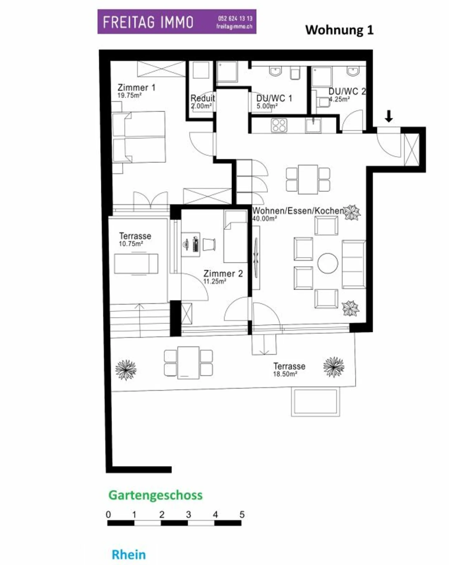Available from June 2026: City Meets Nature - Your Dream Apartment in Flurlingen - Photo 12 of 13