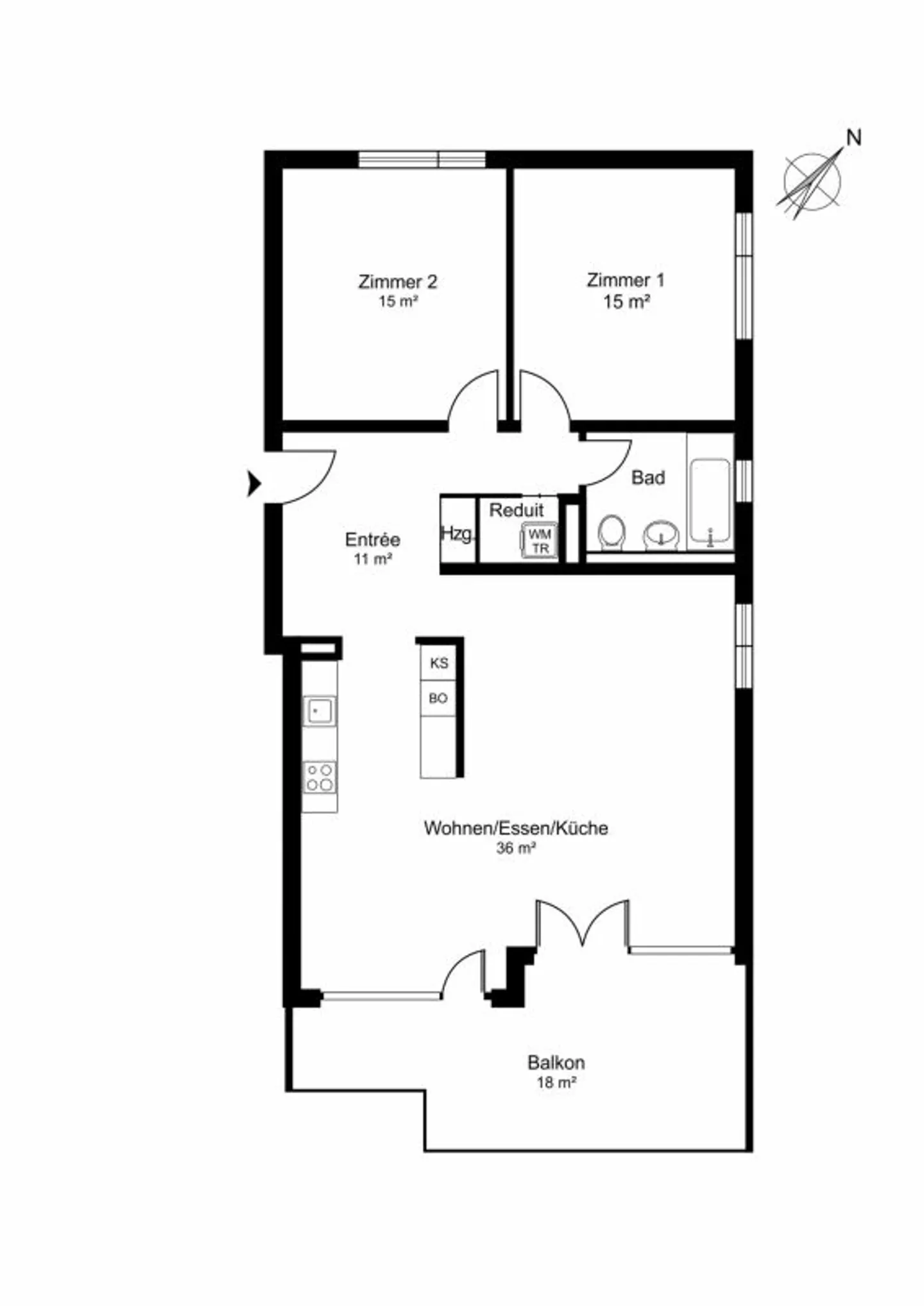 Appartement Charmant et Moderne - Central à Bülach - Photo 8 sur 8