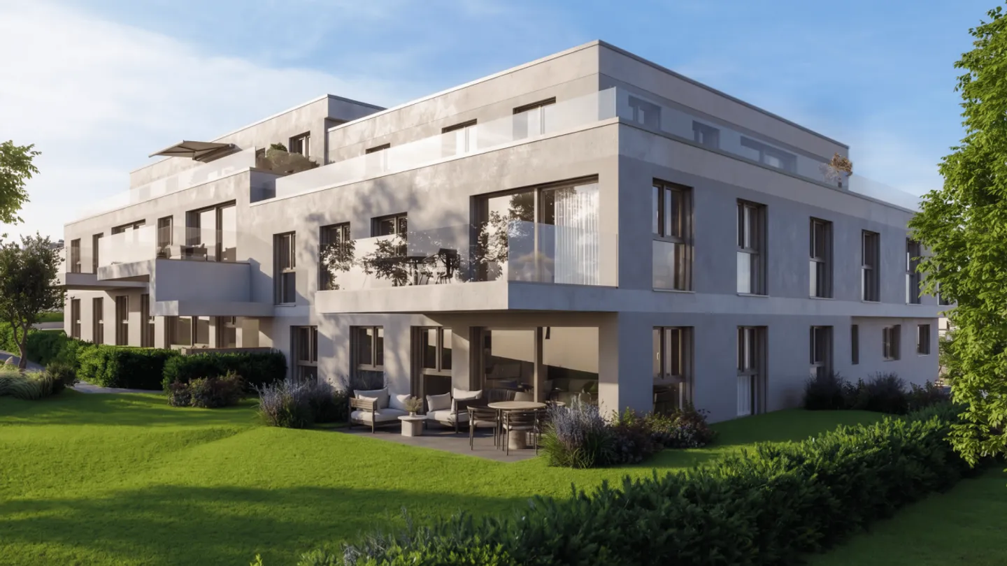 Nuova costruzione: Appartamento moderno di 4,5 stanze con balcone/terrazza - posizione tranquilla vicino al Lago di Costanza - Foto 1 di 12