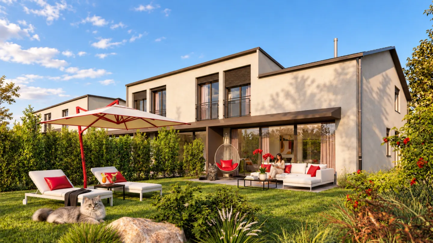 Villa contemporaine à Essert - Photo 1 sur 13