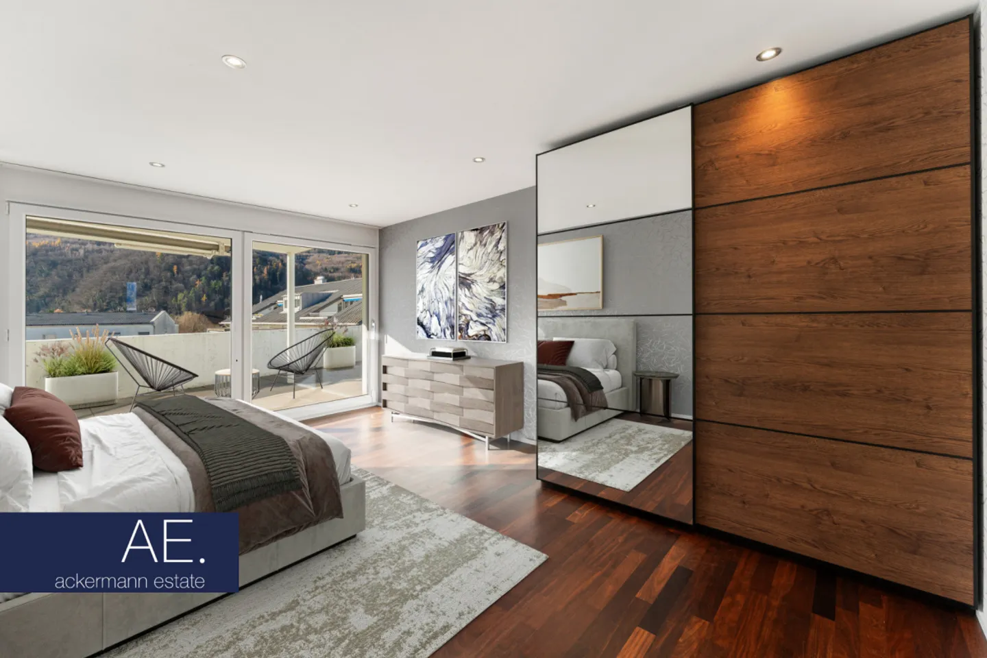 Exklusiv Wohnen - mit Weitblick über die Dächer von Buchs - Foto 12 von 13