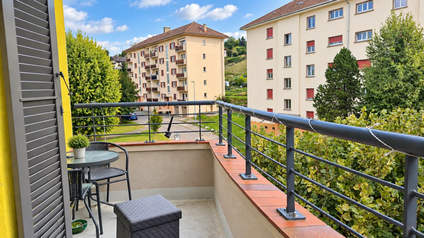 Schöne 3,5-Zimmer-Wohnung mit Balkon in der Nähe der Natur - Foto 8 von 9