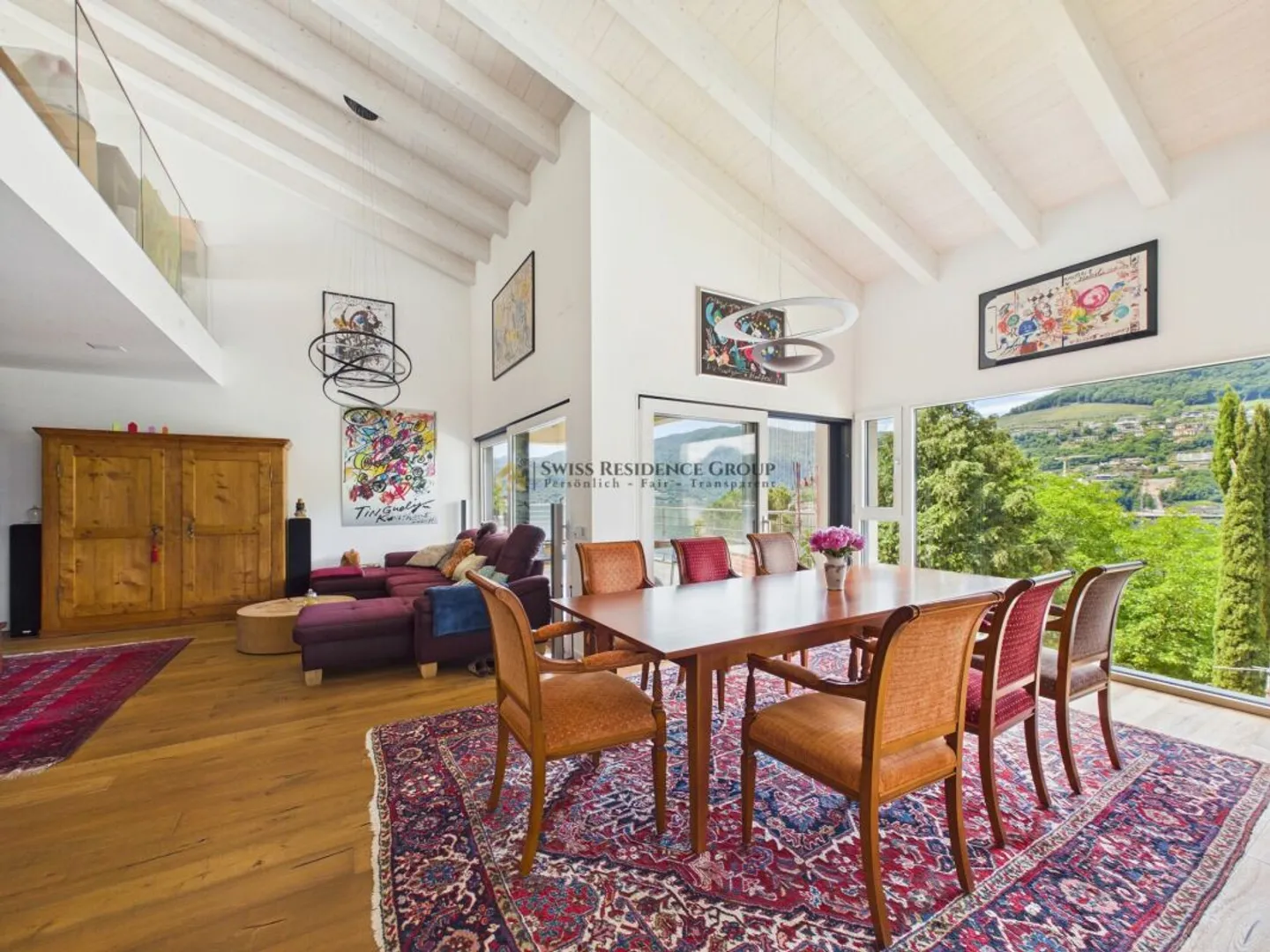 Prestigious modern villa with private spa and lake view in Brusino Arsizio - Photo 5 of 13