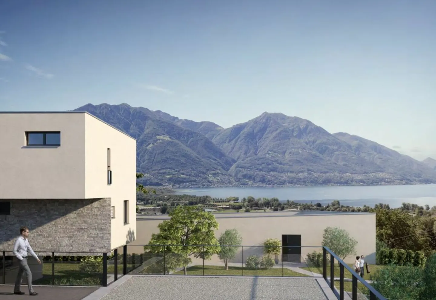 Appartement exclusif de 4,5 pièces avec vue sur le lac au Lago Maggiore à Gordola - Photo 3 sur 10