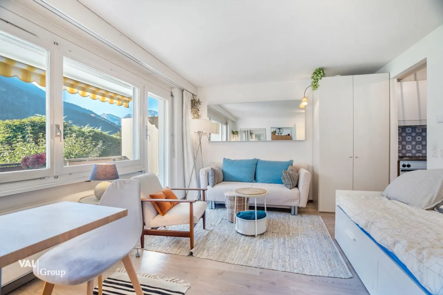 Möbliertes Studio mit Balkon und unverbaubarer Aussicht - Photo 1 sur 13