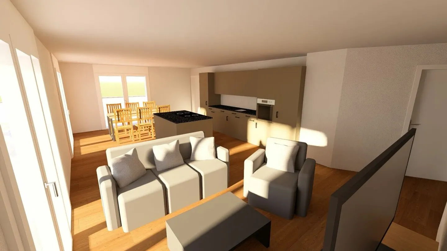 Grosszügige Attikawohnung in Langnau - Foto 2 von 7