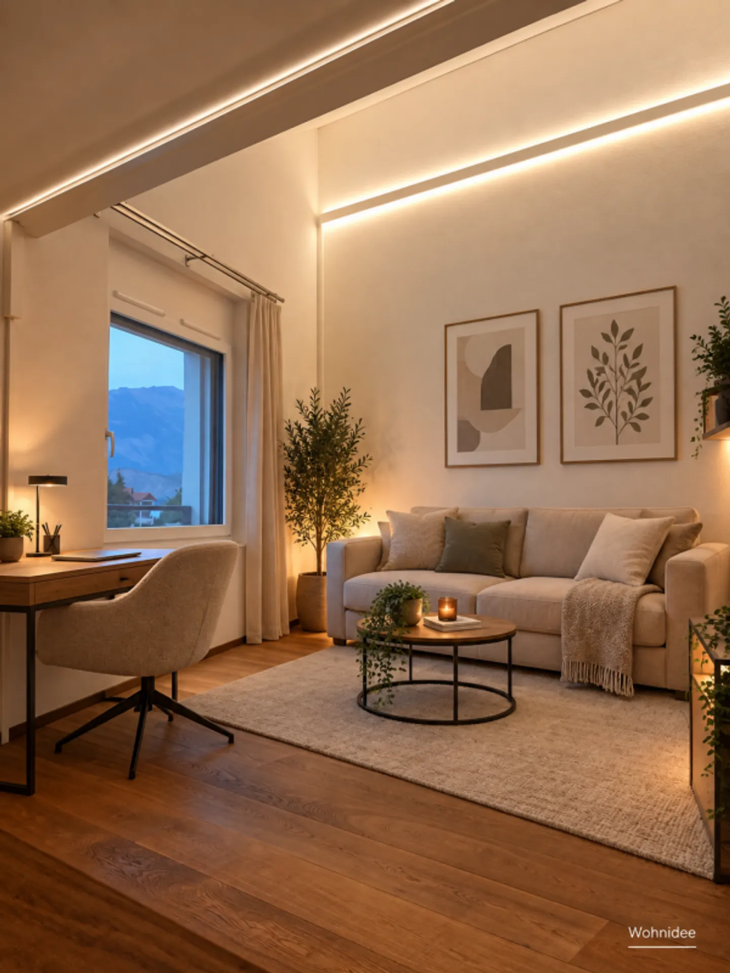 Moderne Wohnung mit Galerie - Foto 2 von 9