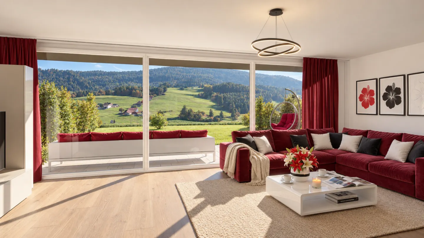 Villa contemporaine à Essert - Photo 3 sur 13