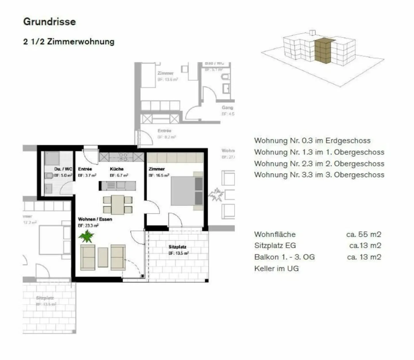 Beautiful central 2.5-room apartment - Photo 7 of 8