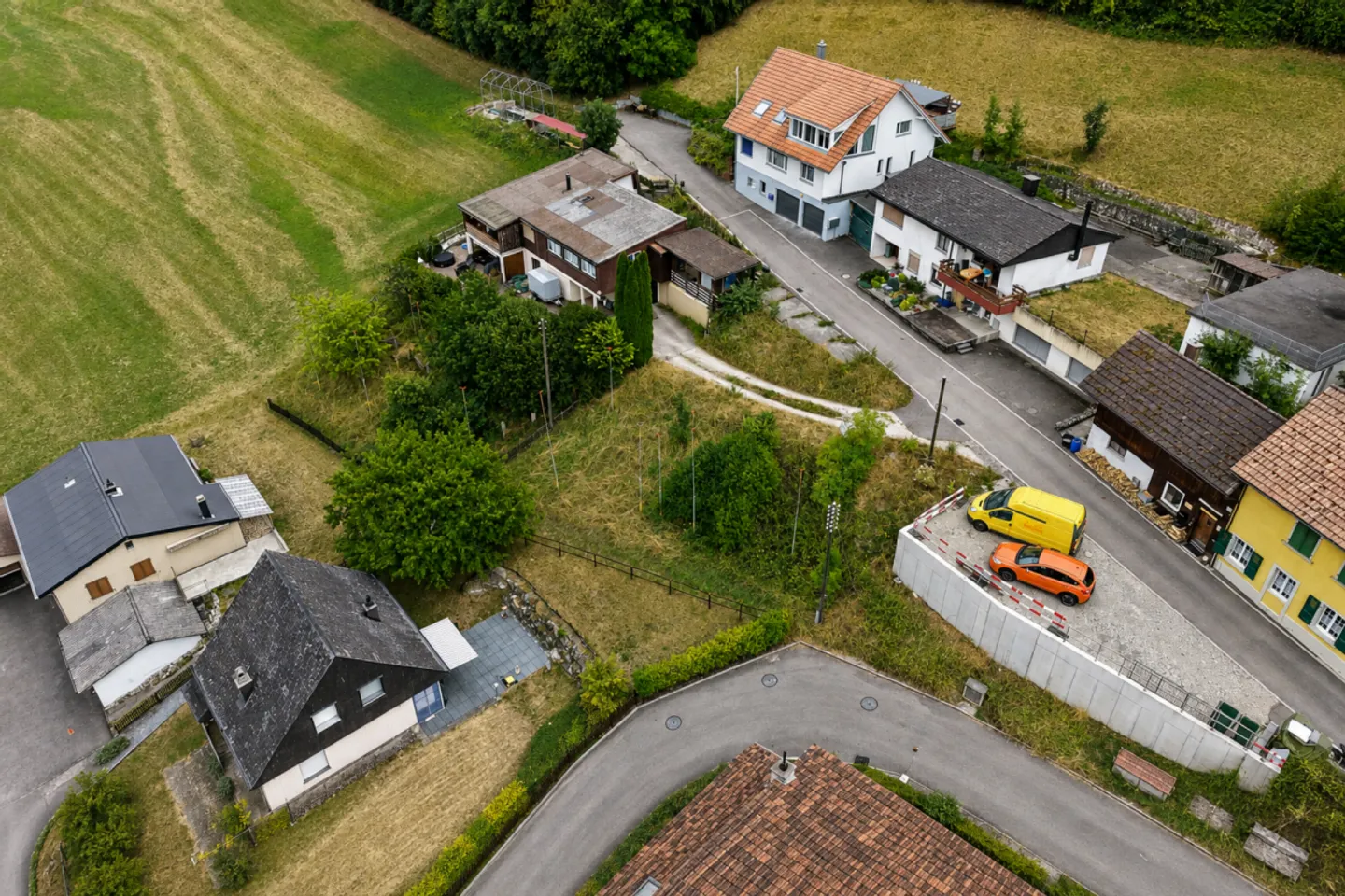 Building land with new construction project for four small houses in sunny forest edge location - Photo 4 of 6