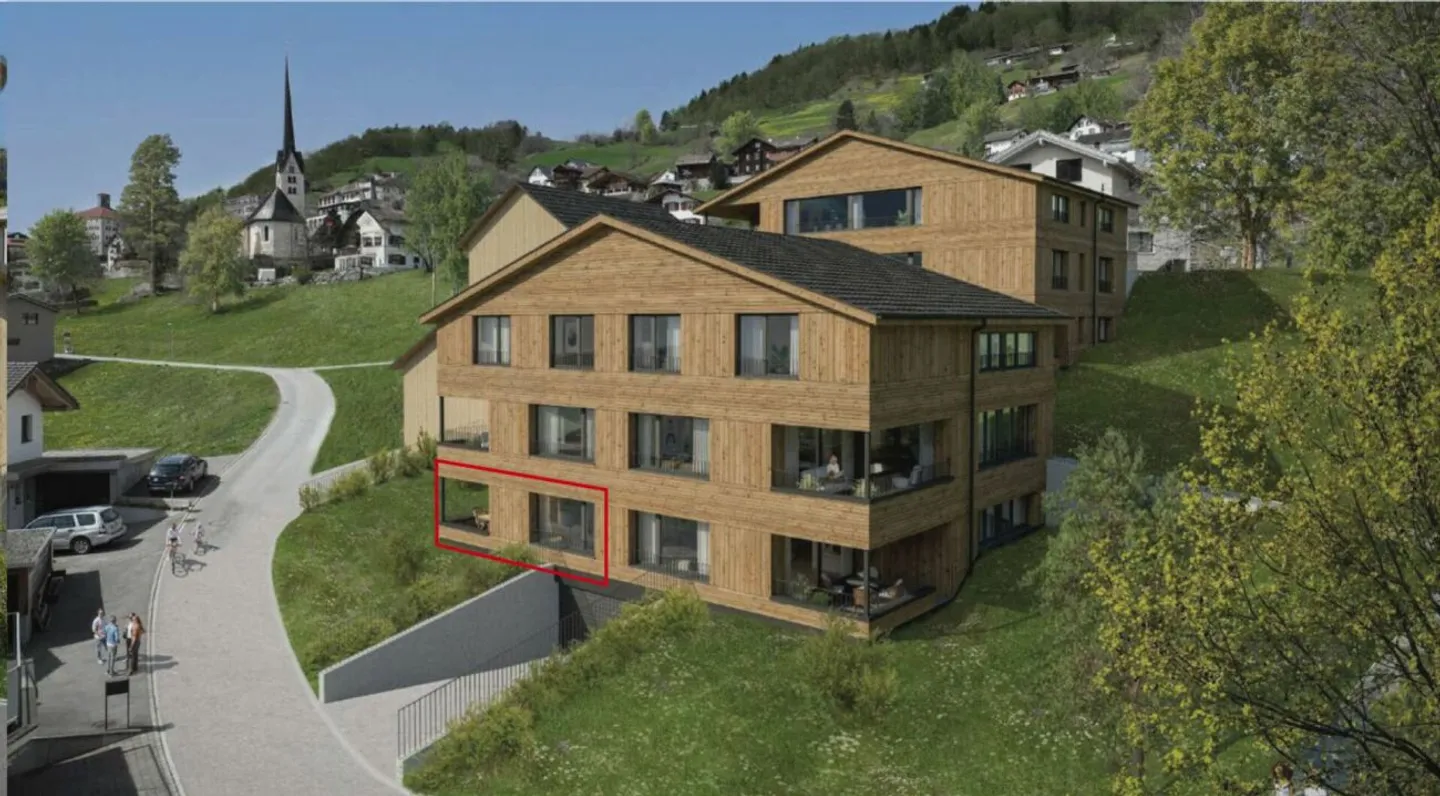 3½-Room New Apartment with Garden in the PRADA Project, Seewis - Photo 6 of 6