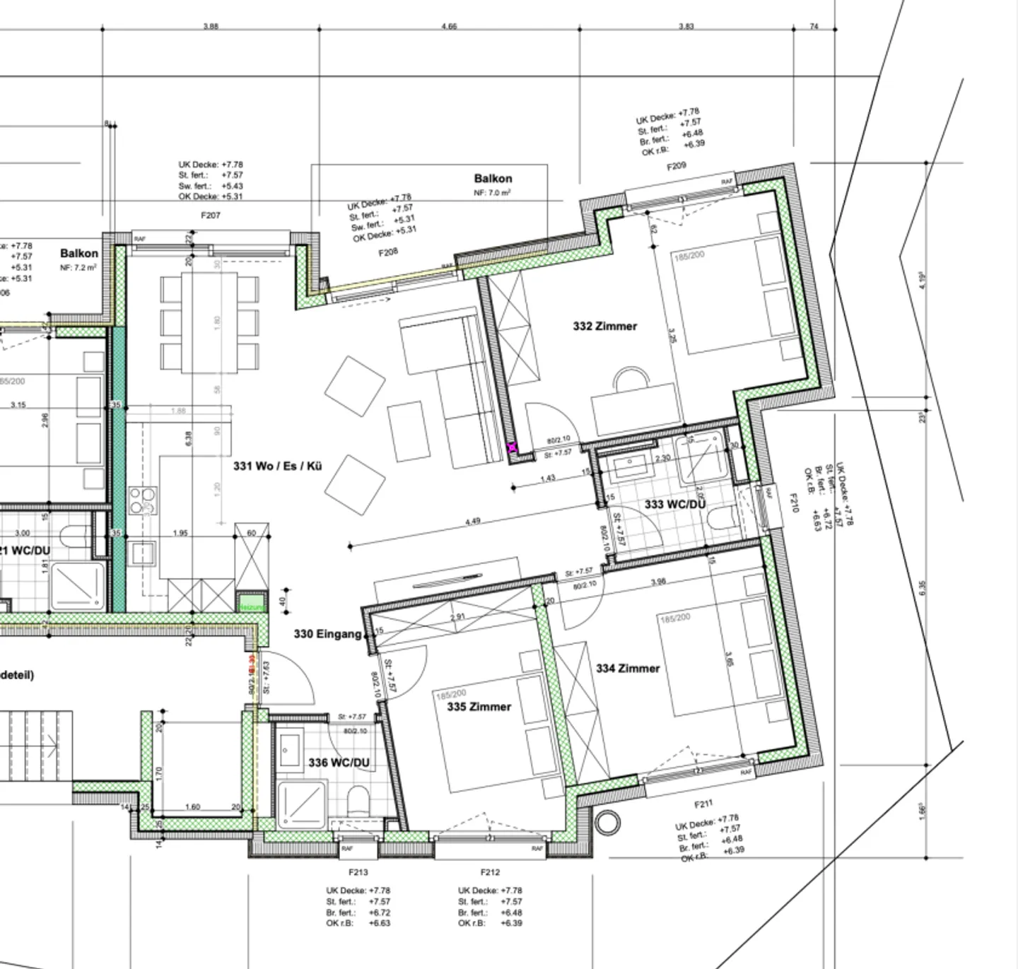 Appartement de 4.5 pièces de standing neuf - Première résidence - Résidence principale - Photo 11 sur 12