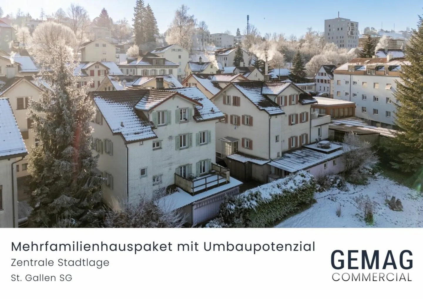 Paquet de maisons multifamiliales avec potentiel de rénovation dans un emplacement central en ville - Photo 1 sur 10