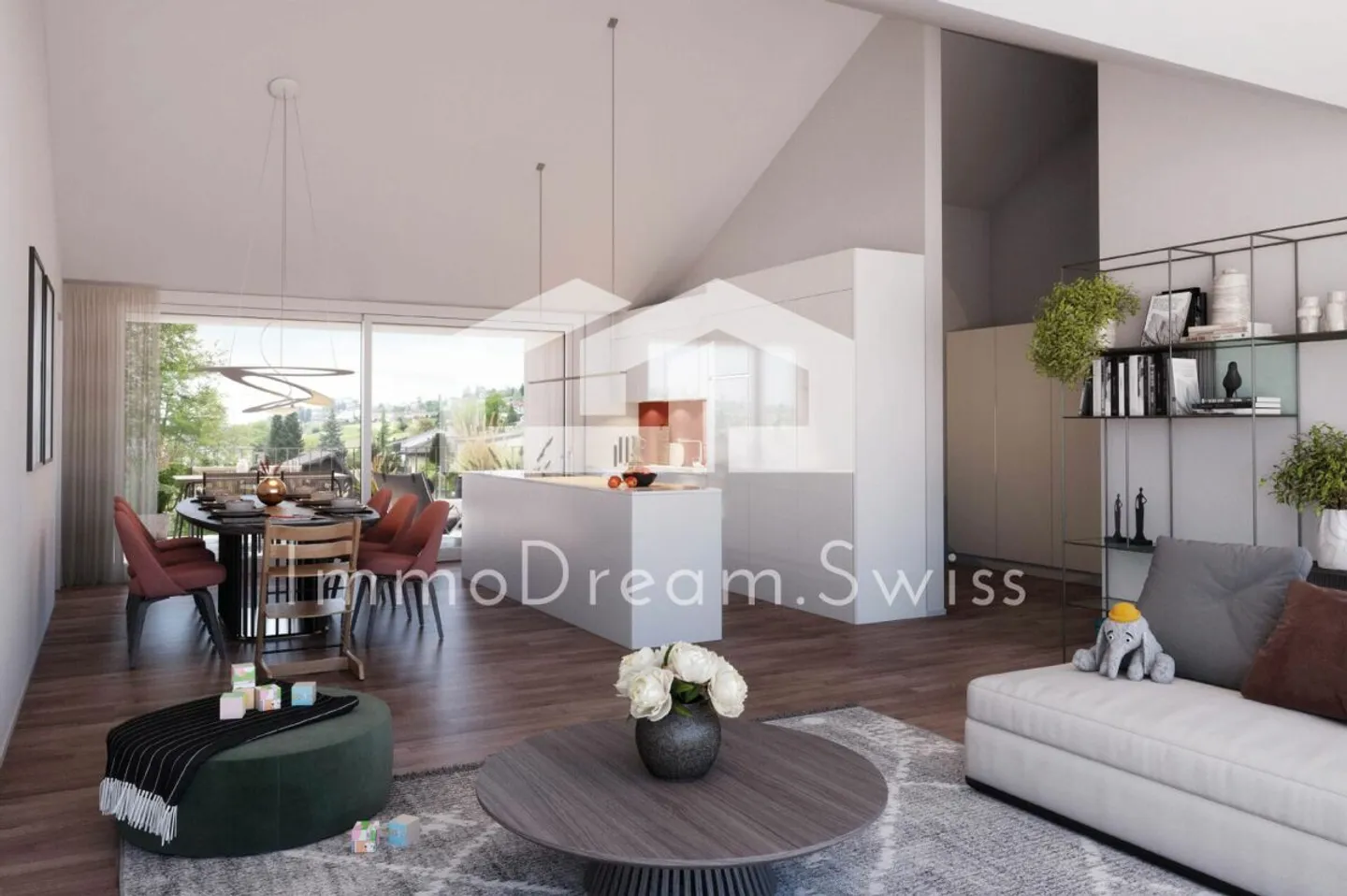 New Construction Attractive and Modern 4 ½ Room Townhouse - Photo 4 of 8