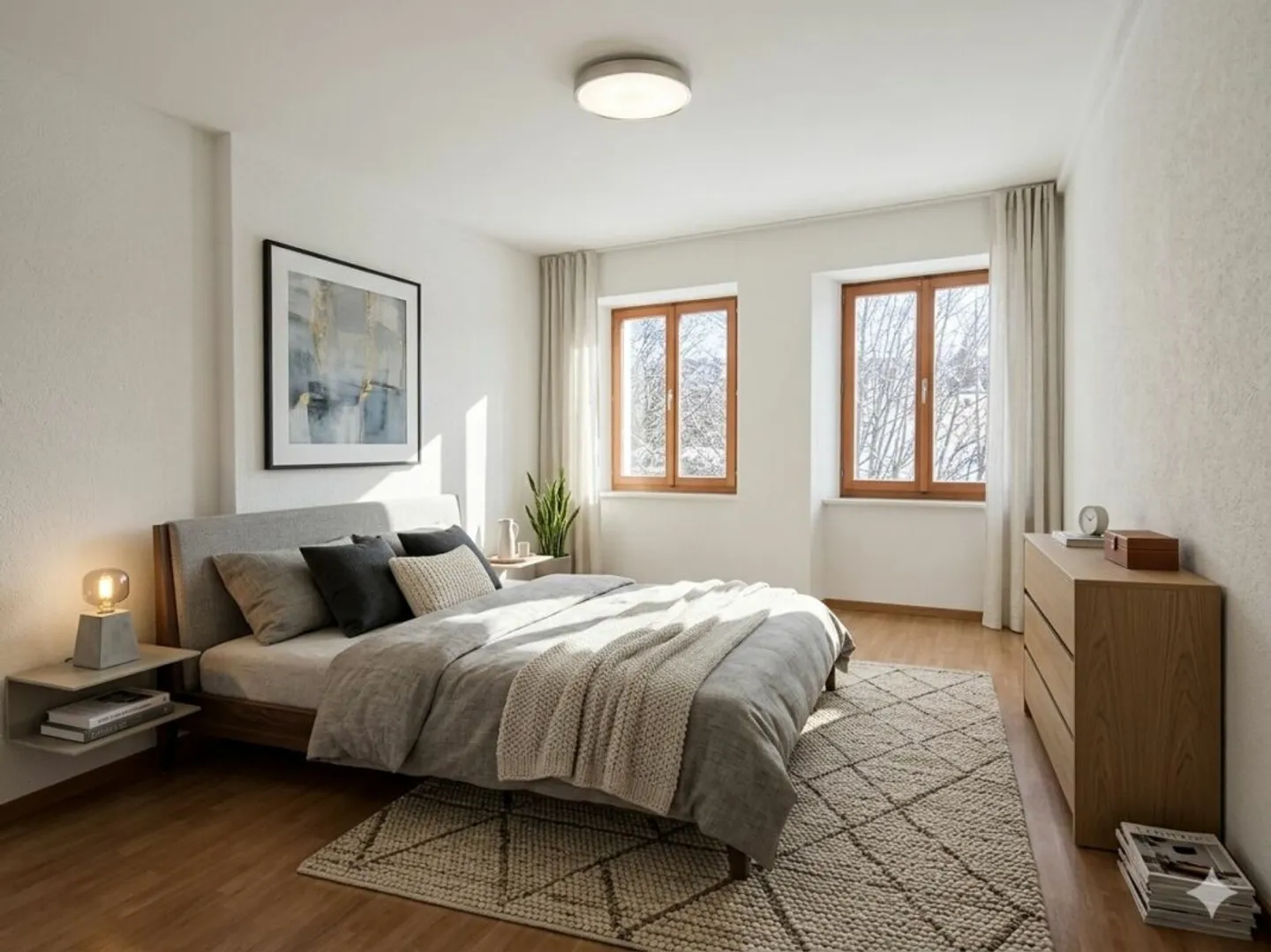 Ampio appartamento di 4,5 locali con camino - Foto 4 di 13