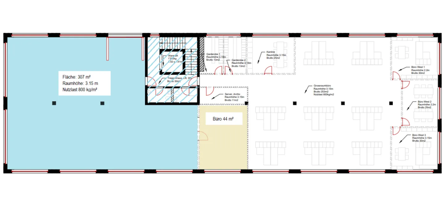 Attraktive Gewerbe-/Bürofläche (Neubau) an belebter Hauptstrasse - Für erfolgreiche Unternehmer - Foto 7 von 7
