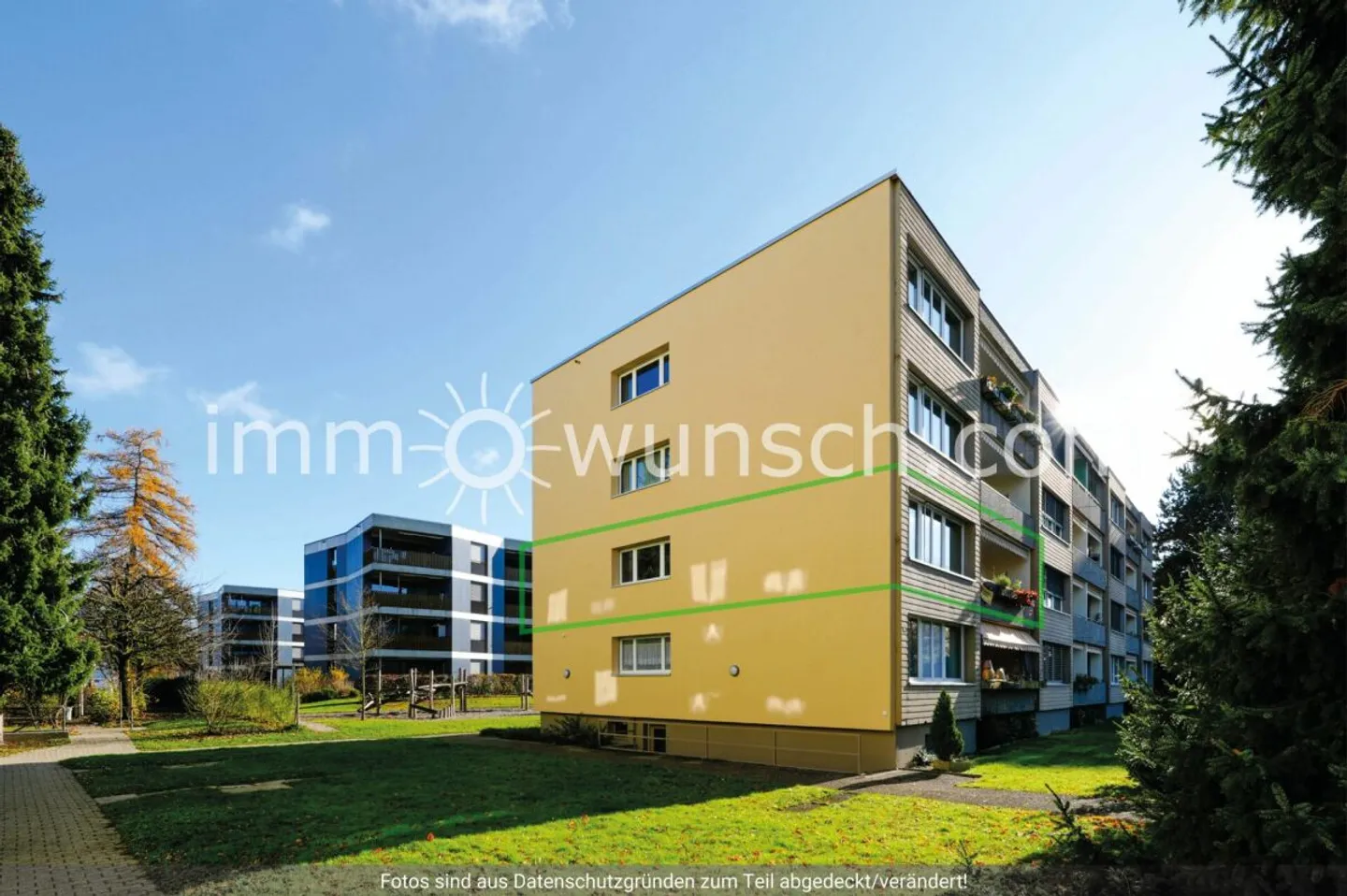 Charmante 4 ½ Zi. Eigentumswg., mit Balkon &amp; Tiefgaragenparkplatz - Foto 9 von 11