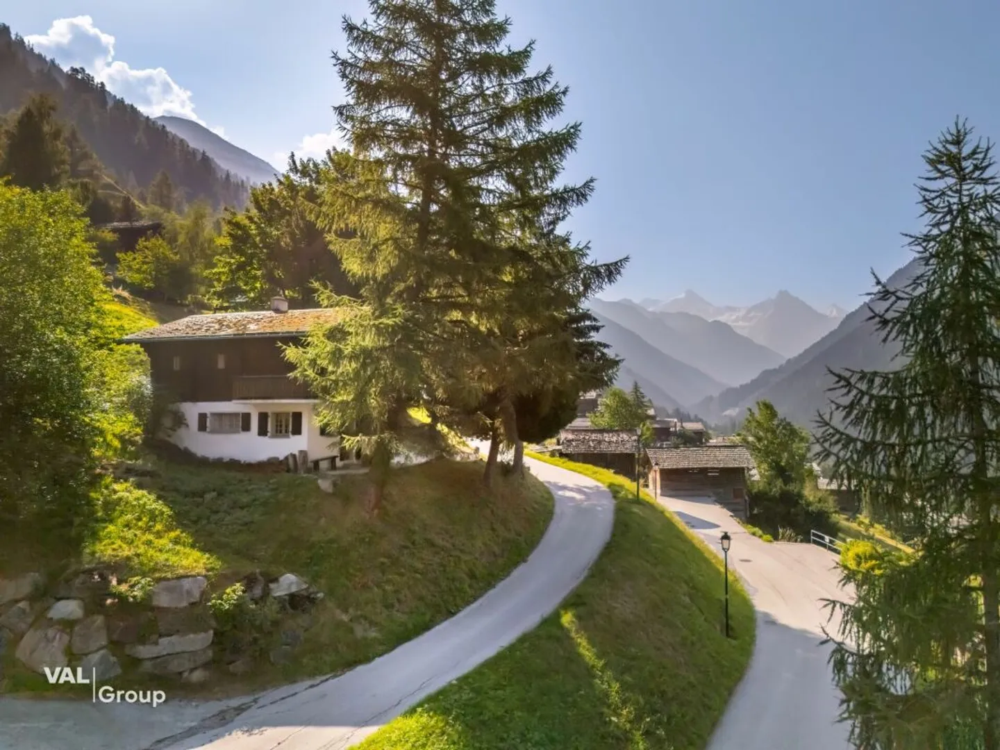 Charming chalet in Ayer with building plot and stunning view - Photo 1 of 12