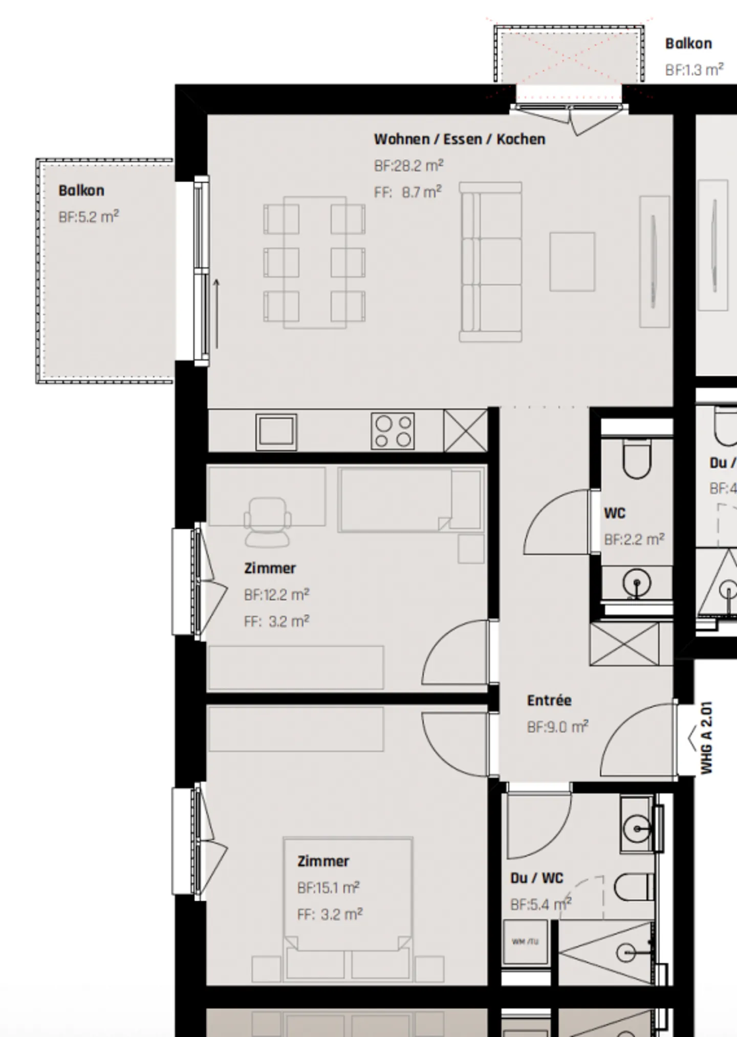 Exklusive 3.5-Zimmer-Wohnung - Foto 9 von 9