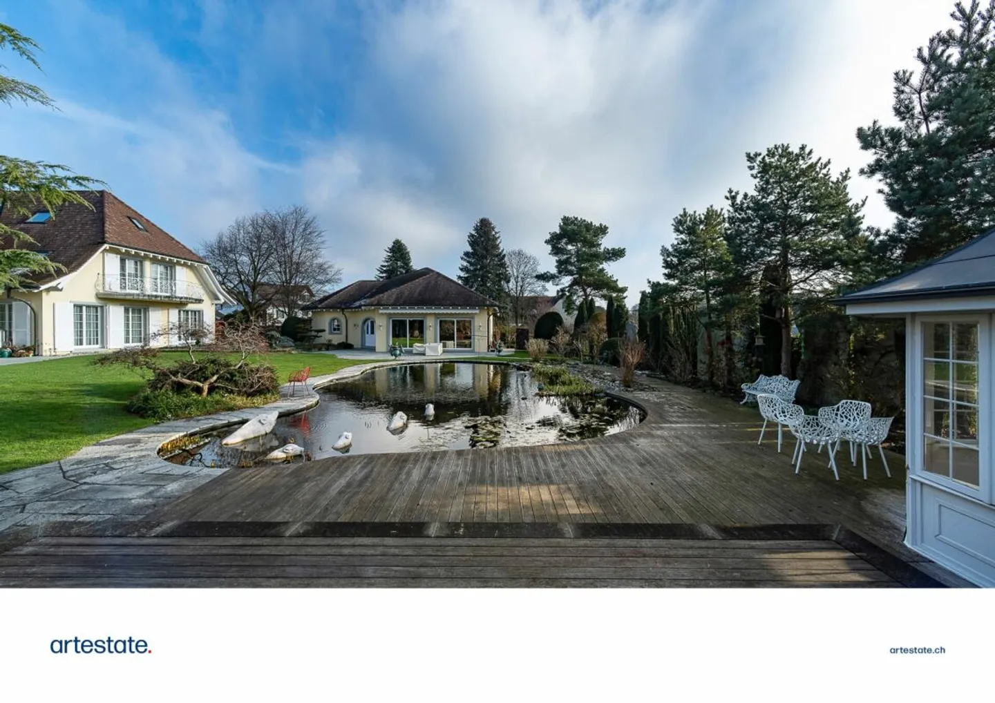 Villa de campagne luxueuse avec piscine intérieure et étang de baignade - Photo 4 sur 10