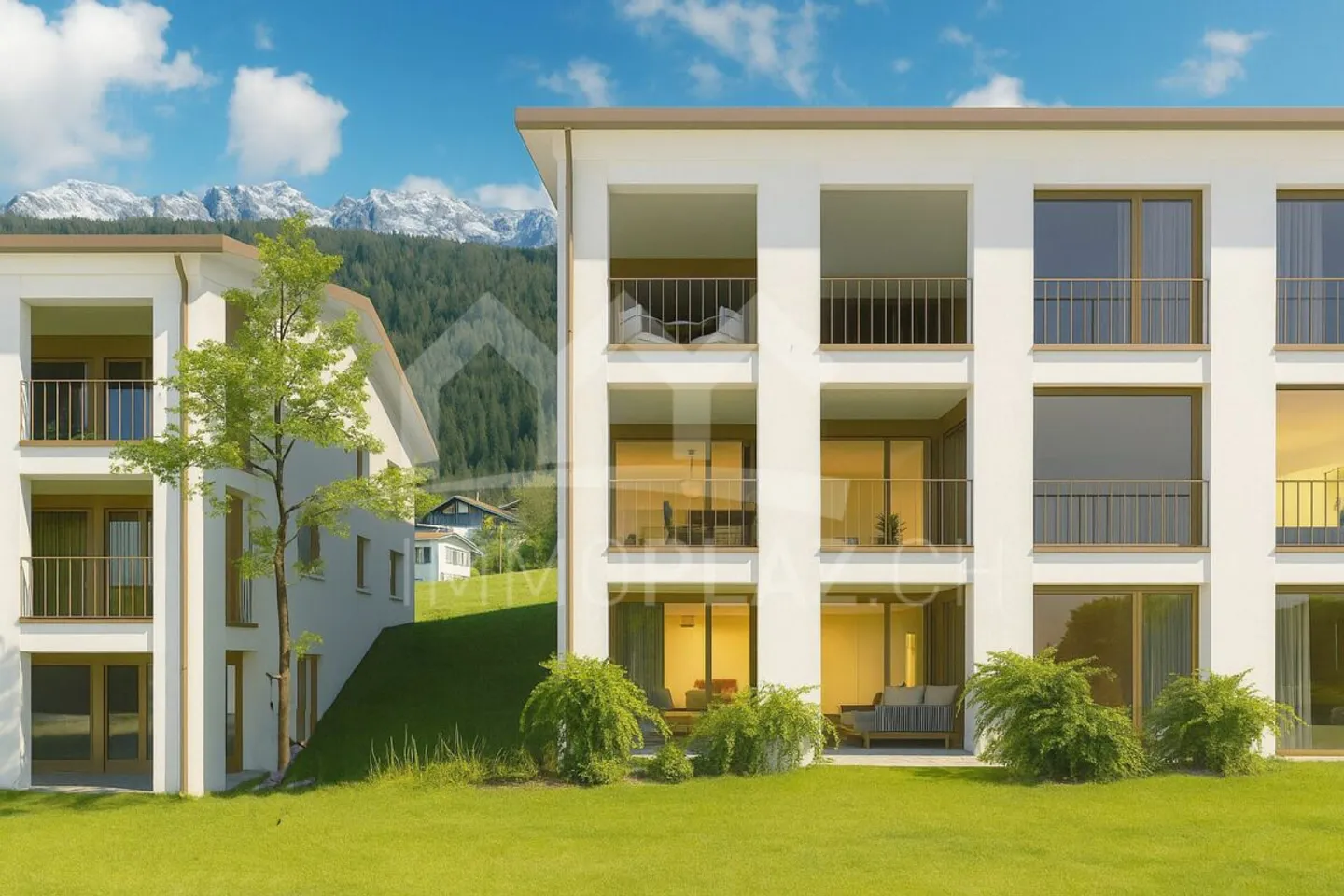 4½ Room New Apartment in Cunter (First Occupancy) - Photo 2 of 6