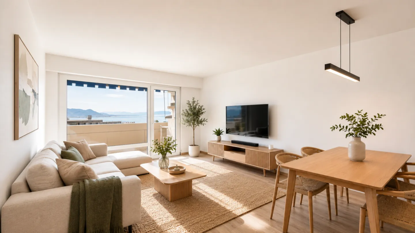 Bel appartement rénové 3.5 pièces avec magnifique vue sur le lac - Photo 1 of 7