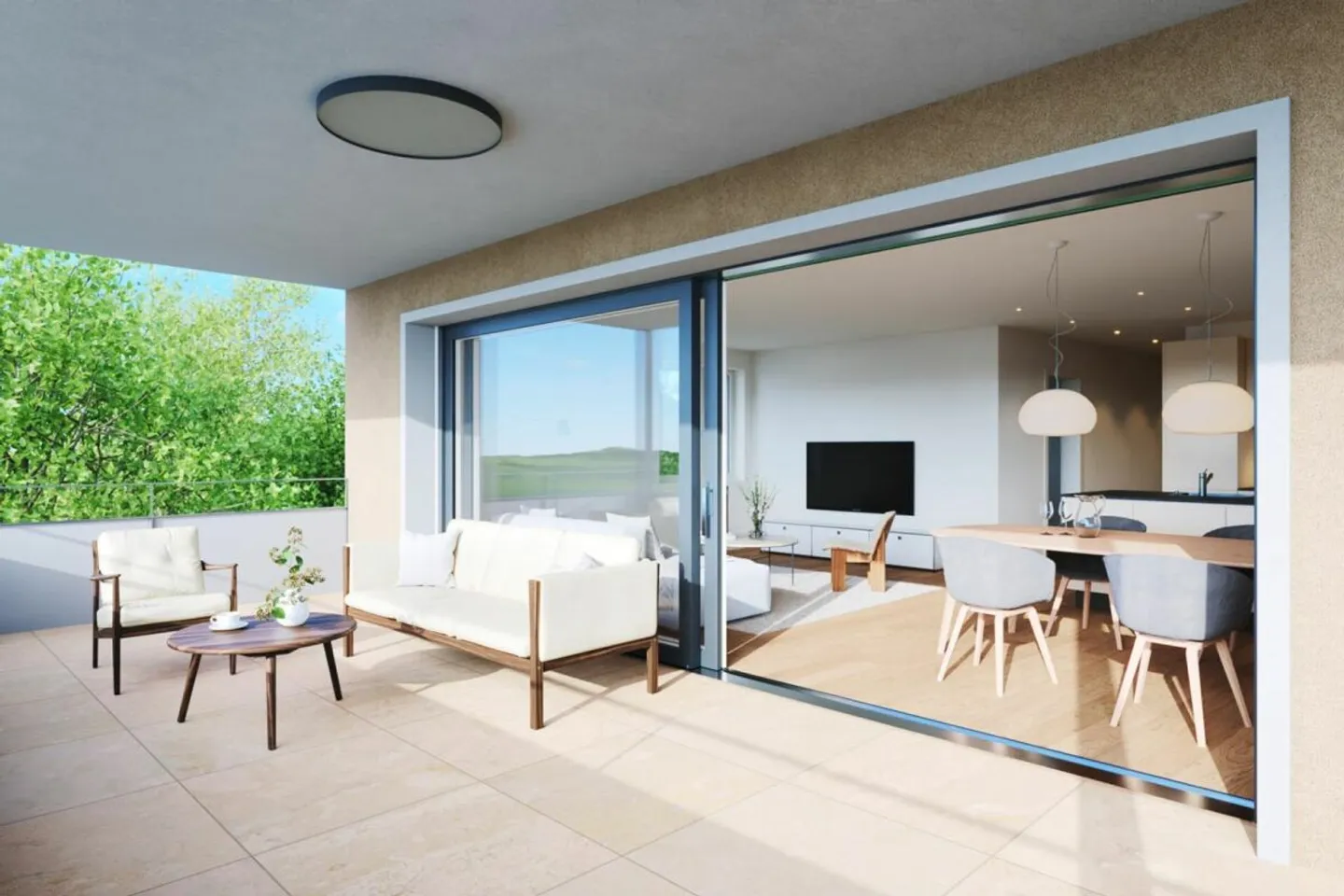 Nouveau projet de construction "Sonnenwiese" - Appartement de 4,5 pièces au 1er étage (Appartement n° 5) - Photo 2 sur 5