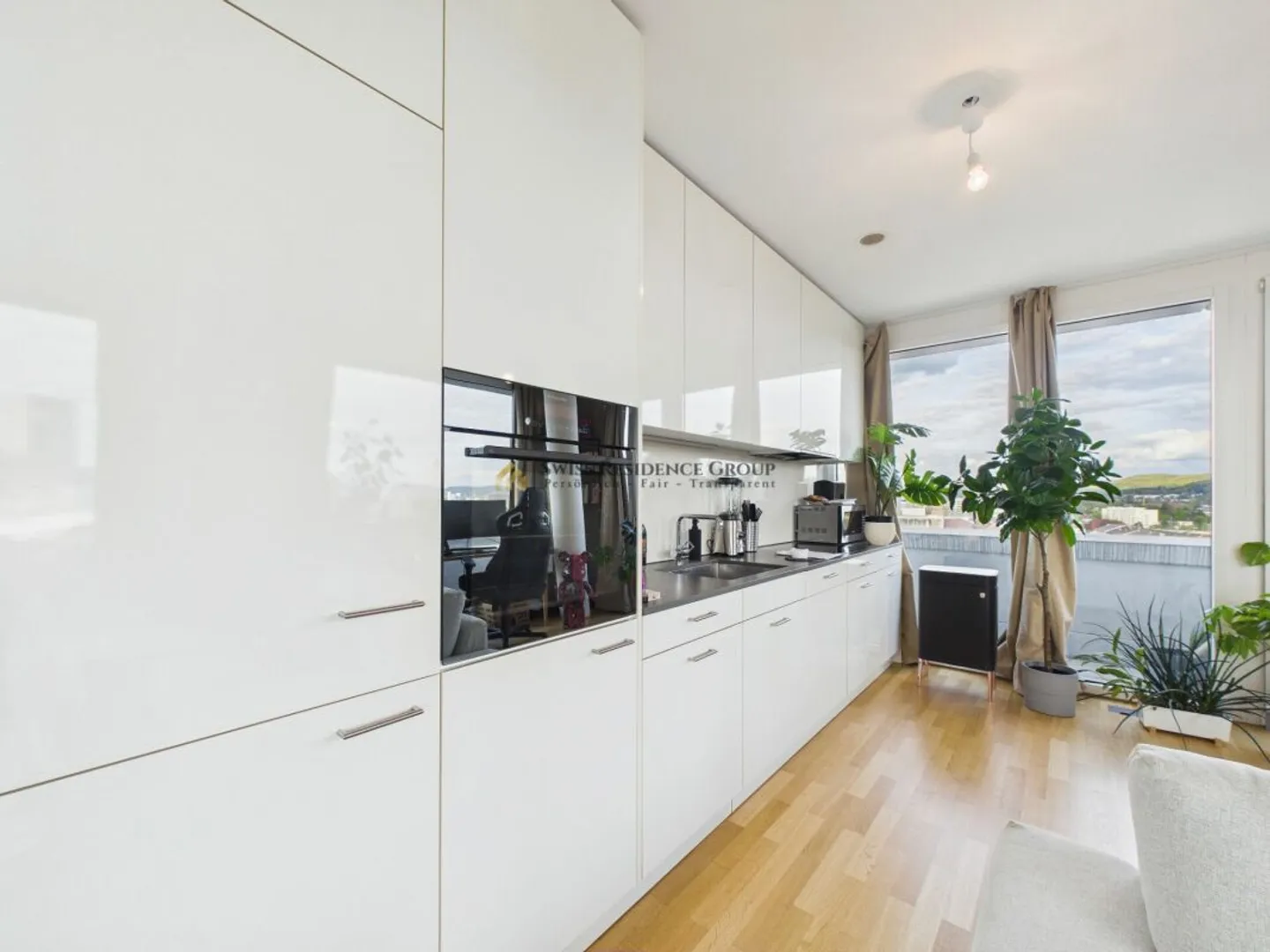 Skyline-Wohnung | 9. Etage mit Blick über ganz Basel - Photo 7 sur 13