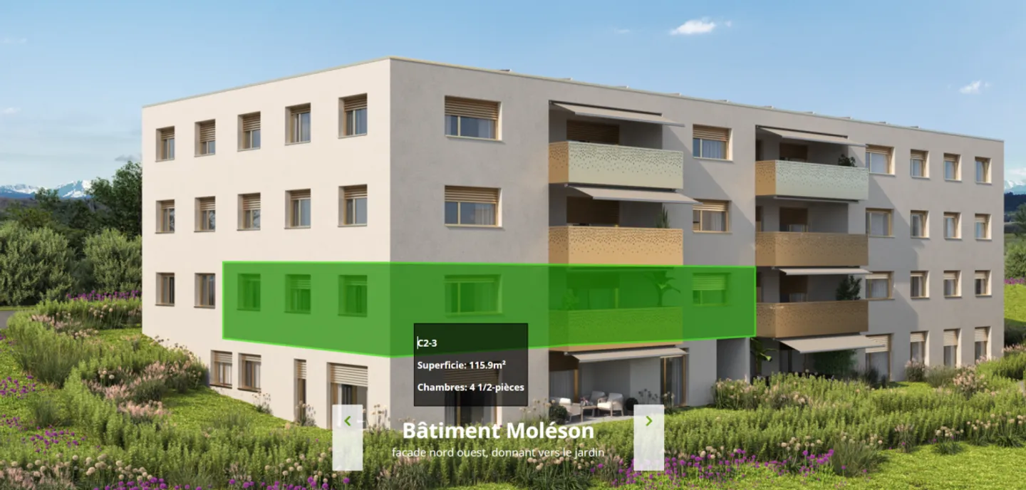 THE LAST 4.5 ROOM APARTMENT in *Rental - Purchase* Vulliama - Photo 2 of 13