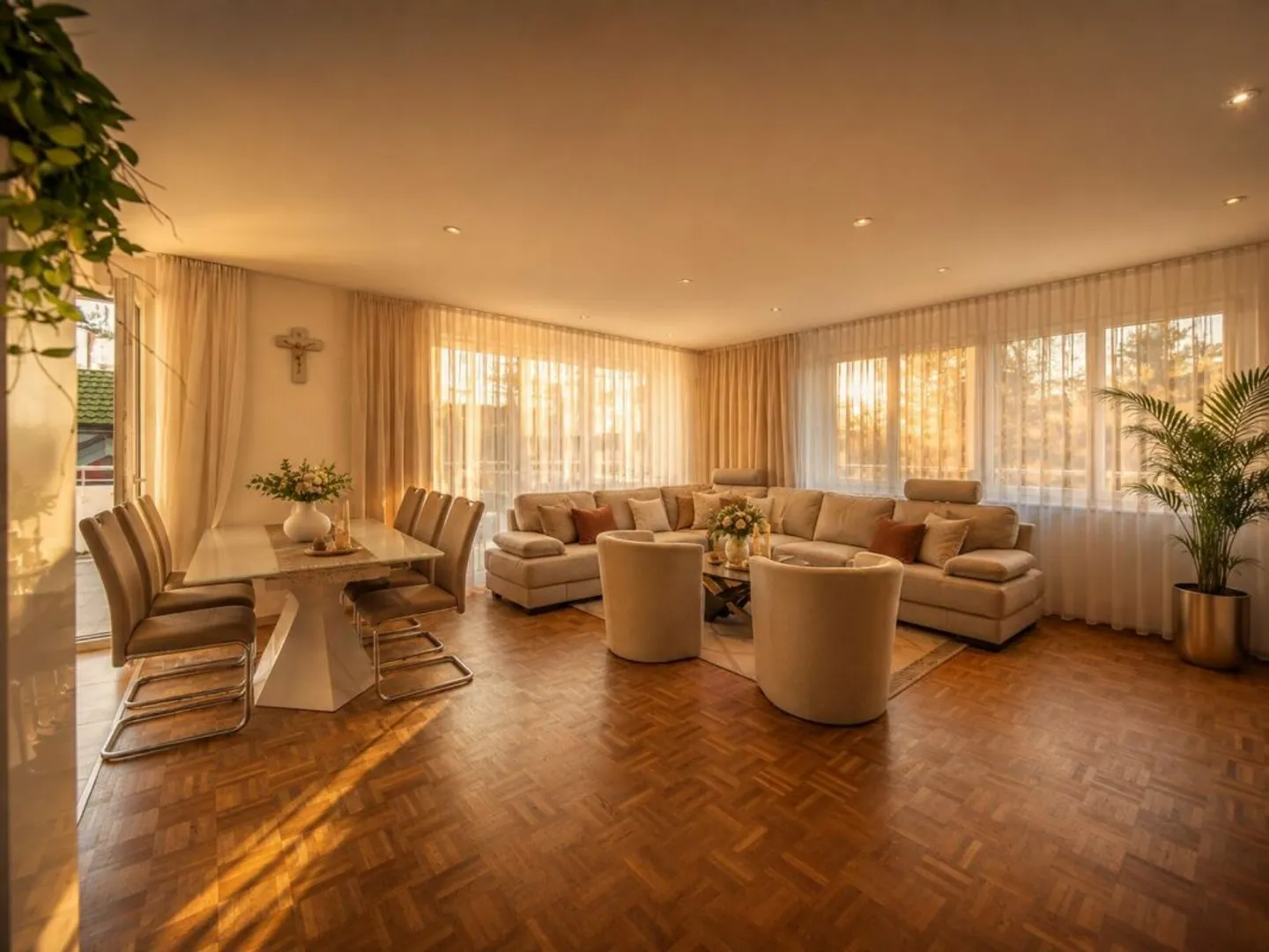 Above the rooftops of Herisau - exclusive 5.5-room penthouse apartment with two terraces and private lift access - Photo 3 of 13