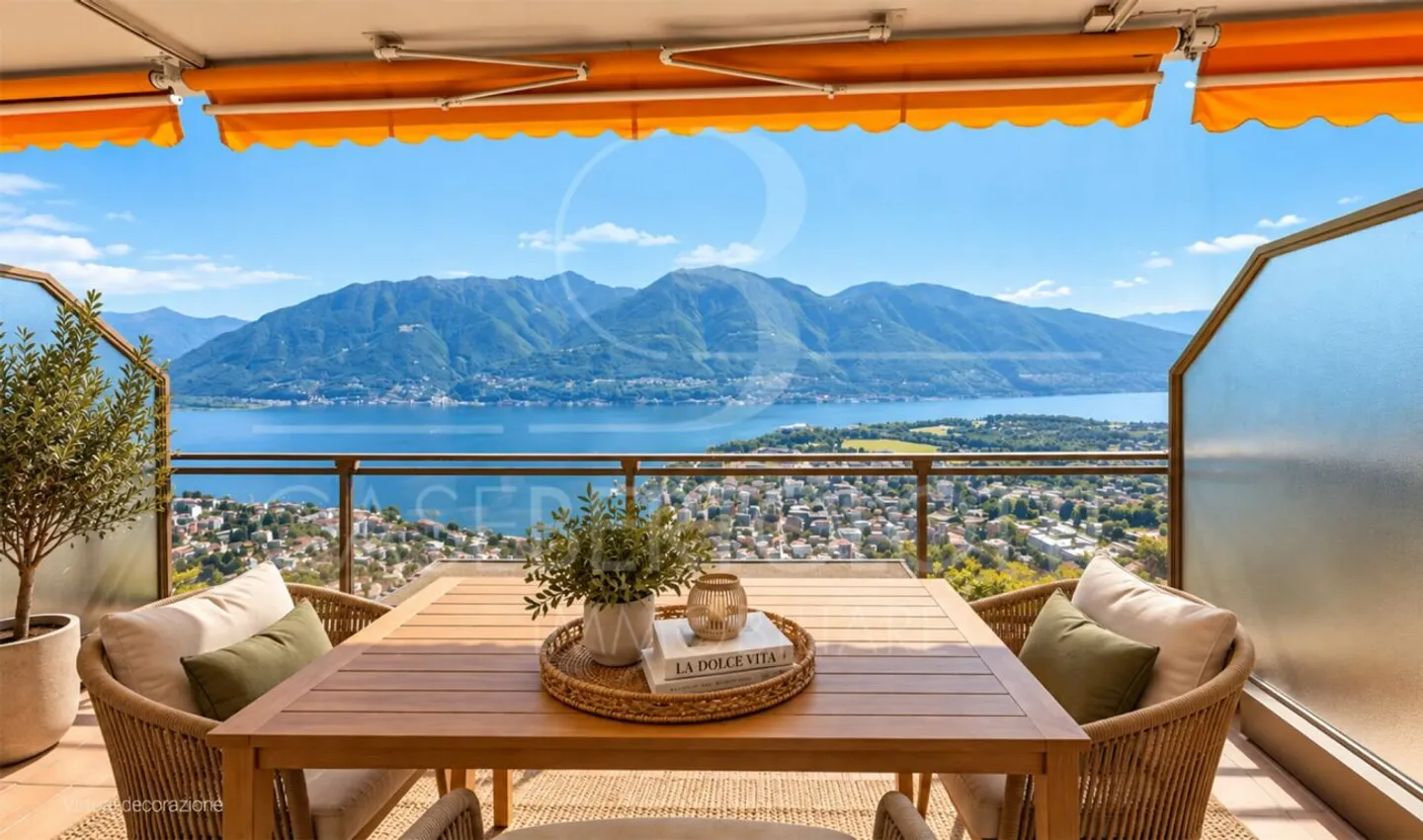 Vista. Tranquillità. Lago Maggiore. - Foto 1 di 10