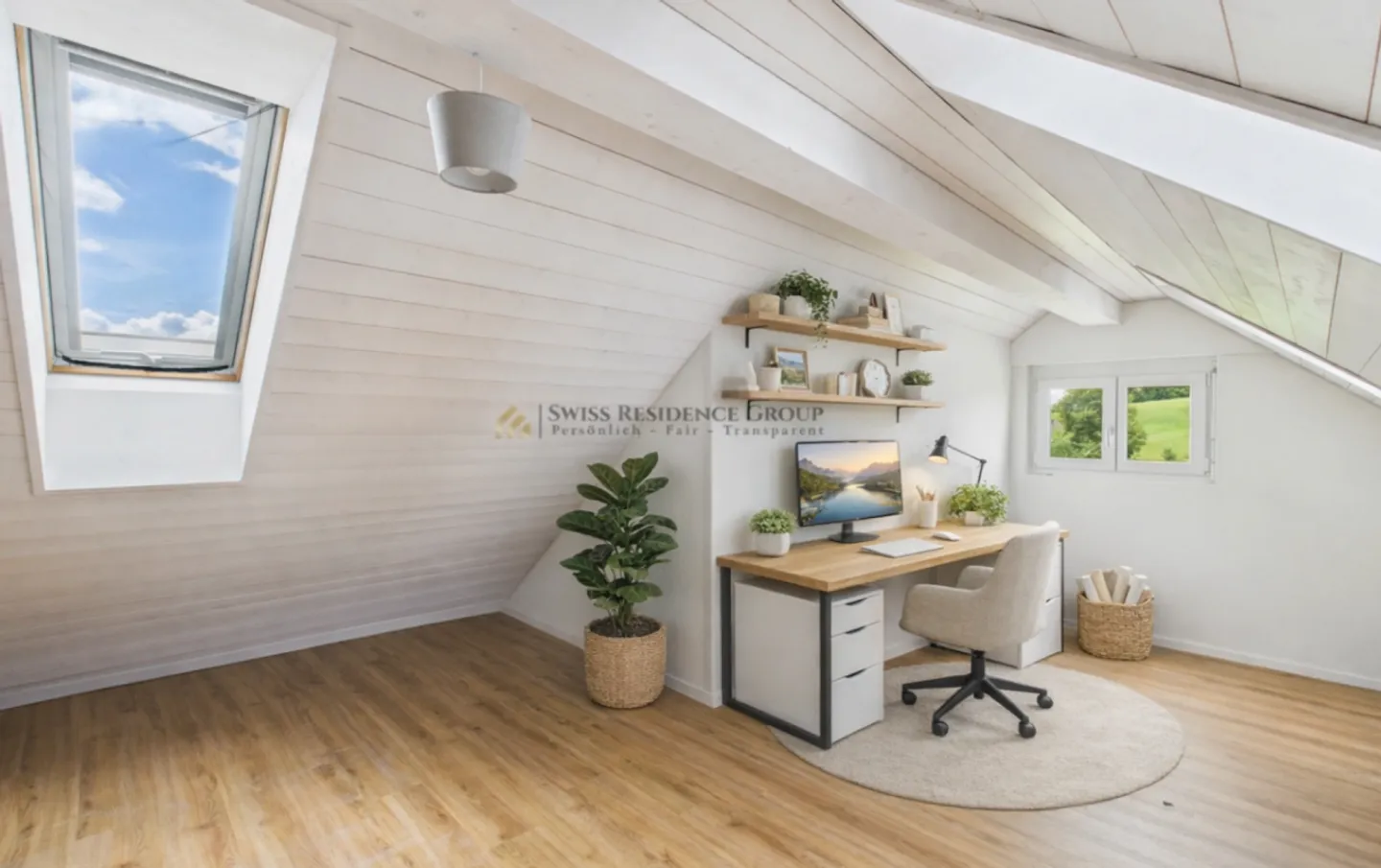 Modern Penthouse with a View - Living with Style and Peace in Rossau near Mettmenstetten - Photo 6 of 9