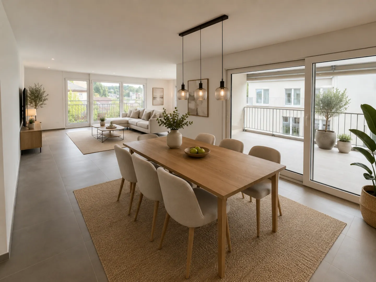 Sunny Apartment with Balcony - Photo 3 of 6