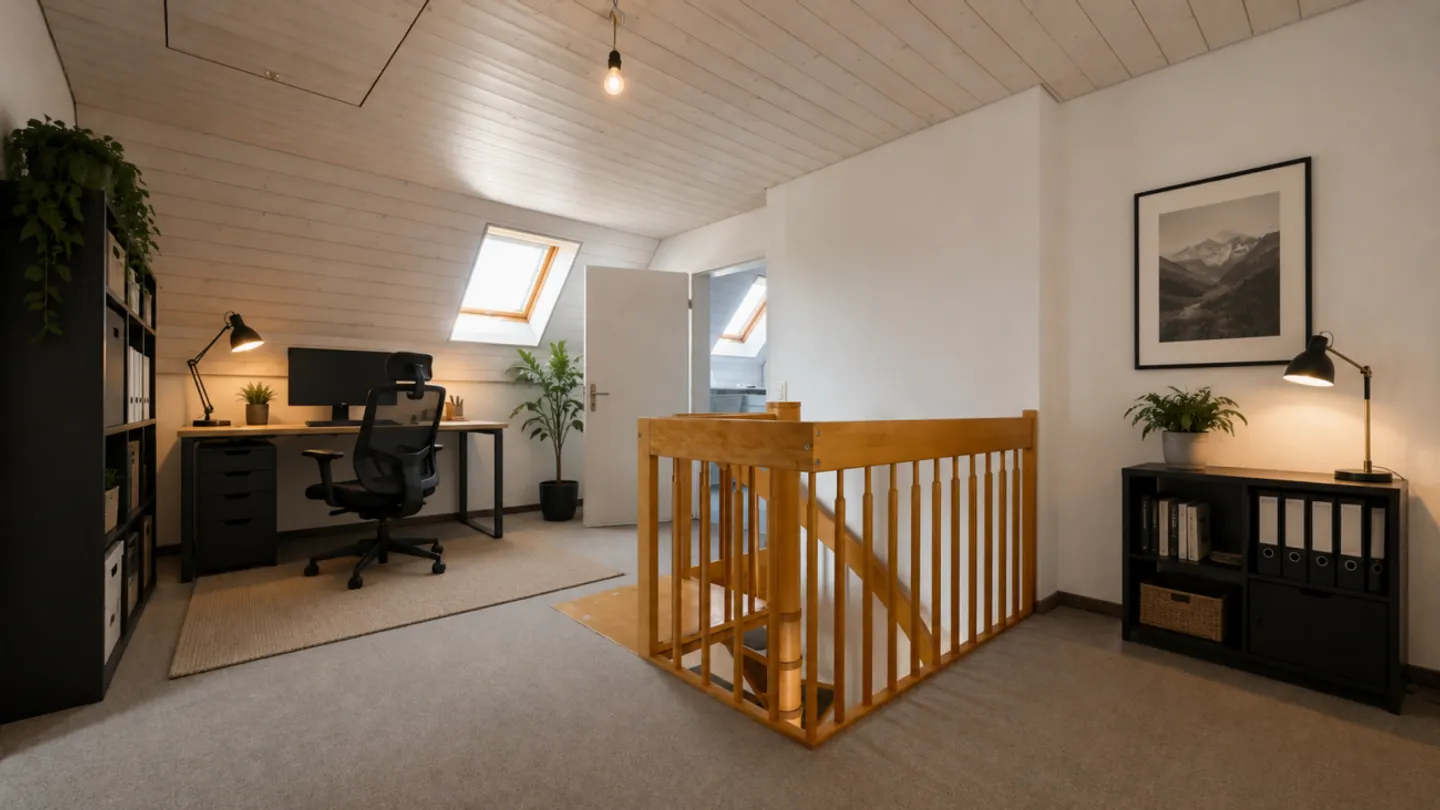 Vivre avec une vue - Spacieux penthouse en duplex avec galerie et balcon ensoleillé - Photo 12 sur 13