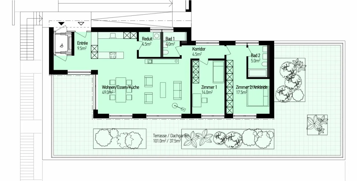 Terrassenwohnung in Döttingen - Foto 8 von 10