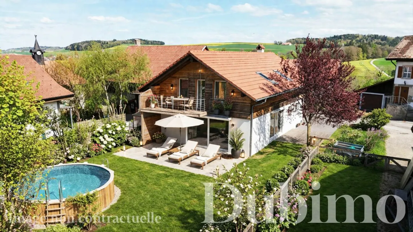 Charmantes 6-Zimmer-Haus in Sarzens (Lucens) - Foto 1 von 13