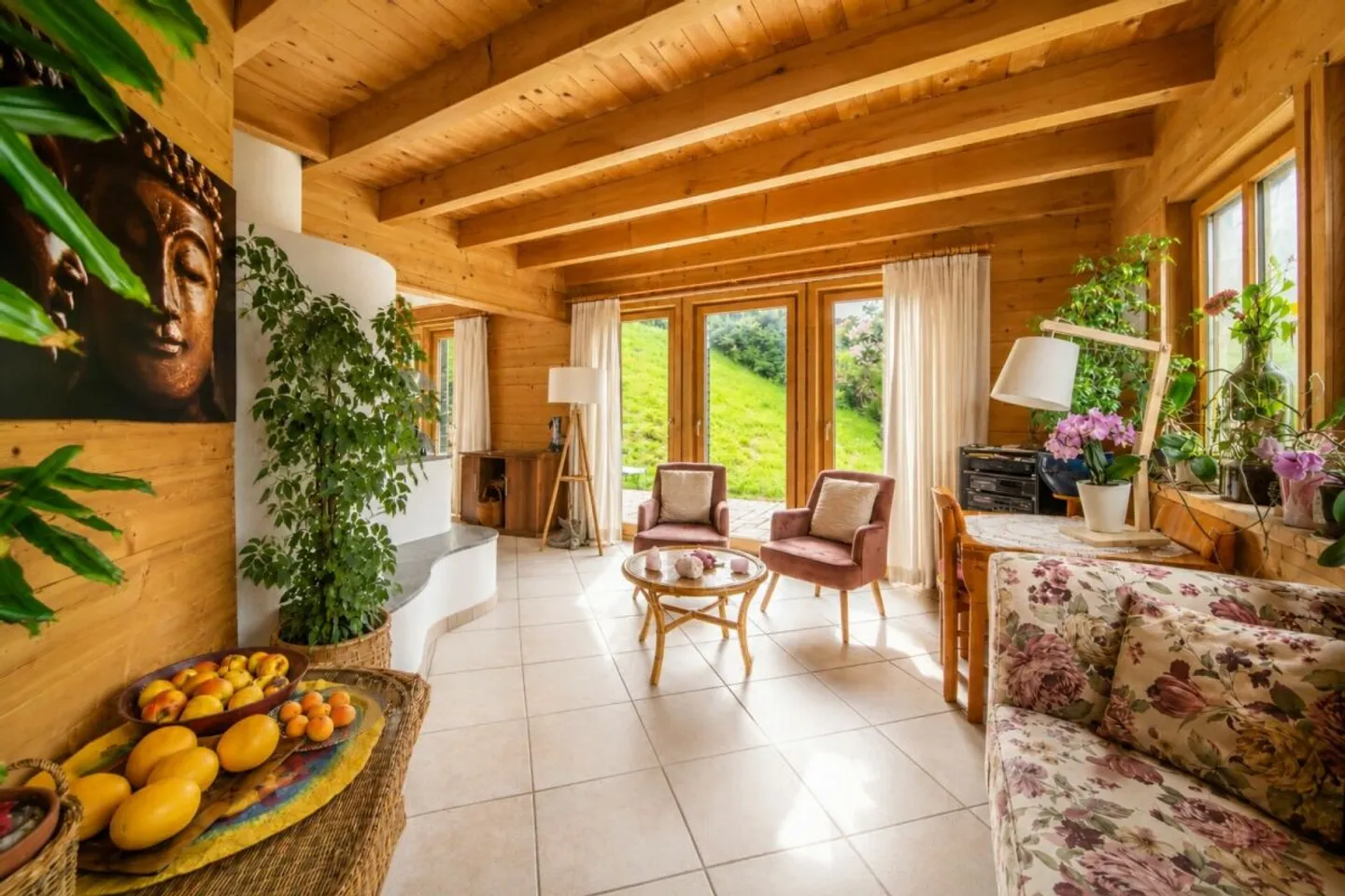 Einzigartiges Vollholzhaus mit Bergsicht - Foto 10 von 13