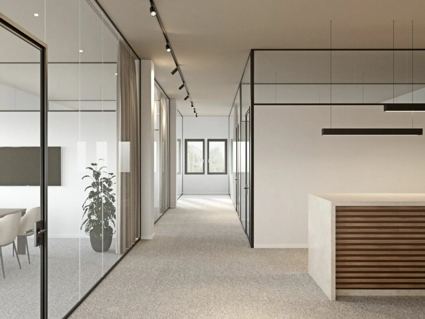 Office and practice rooms in various sizes (39, 188, 298 m²) in the center of Frauenfeld - Photo 7 of 8