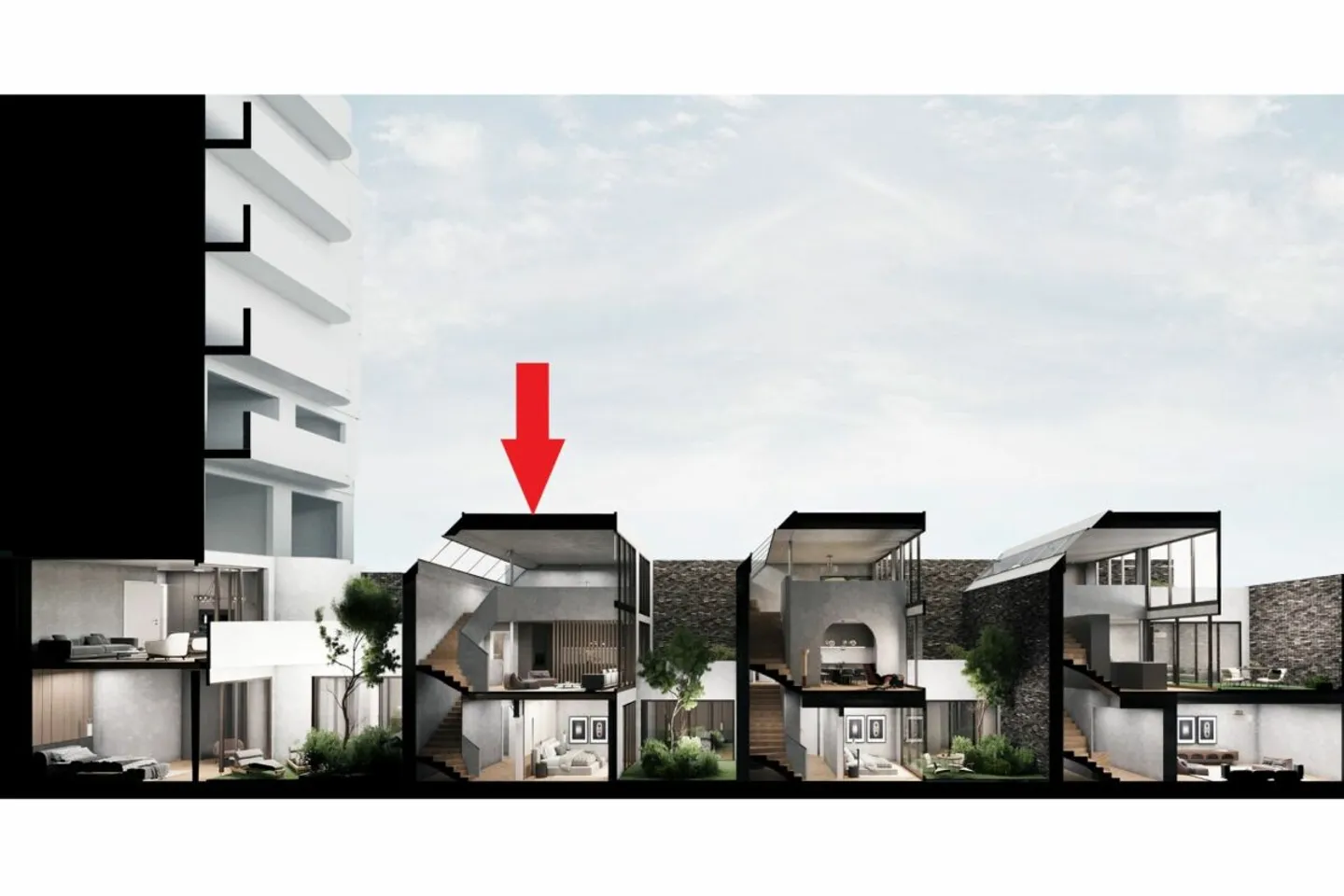 Modernes Loft-Stadthaus - Foto 2 von 8