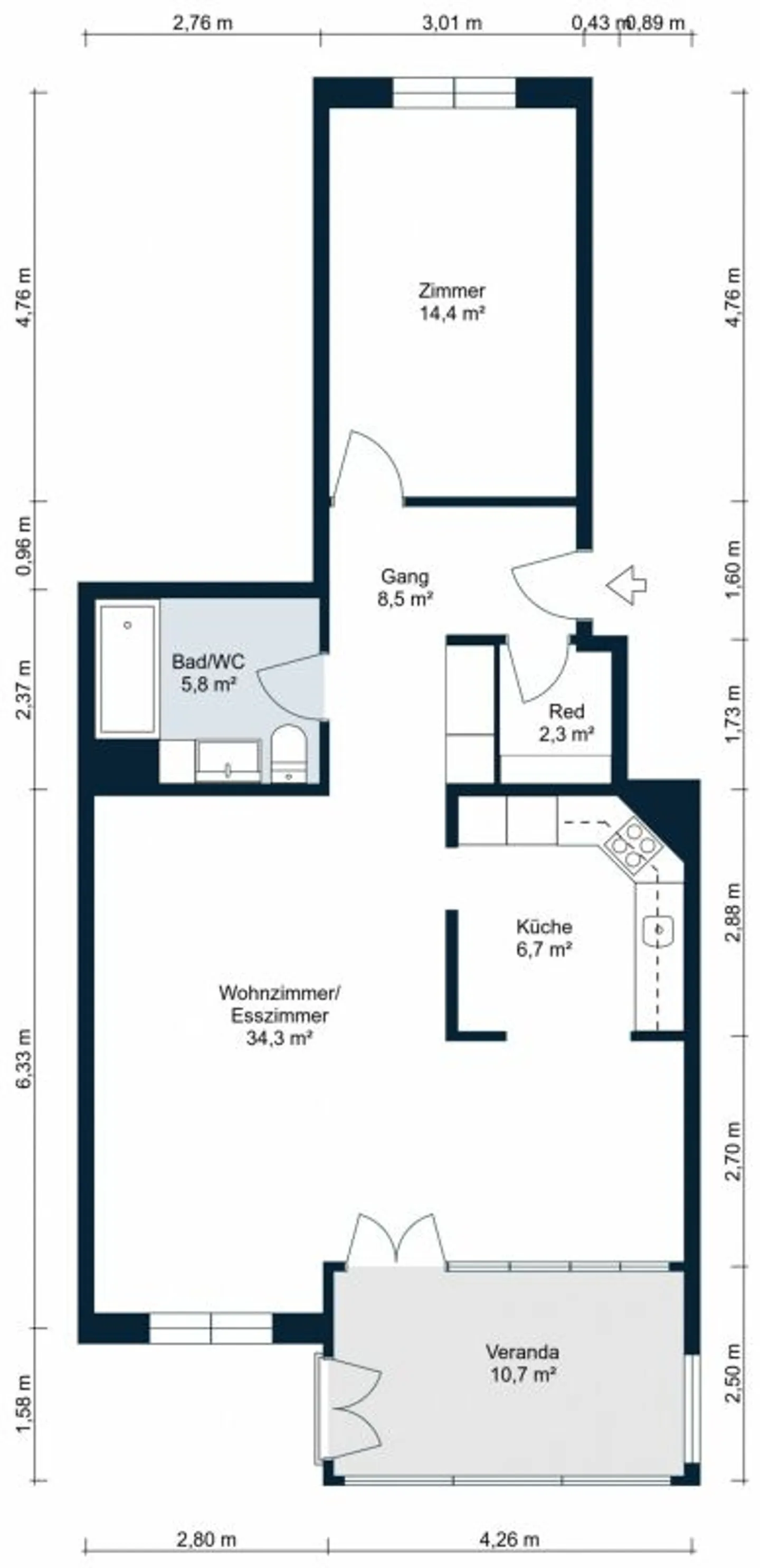 Spacious Living in the Green with Private Laundry & Large Balcony! - Photo 7 of 7