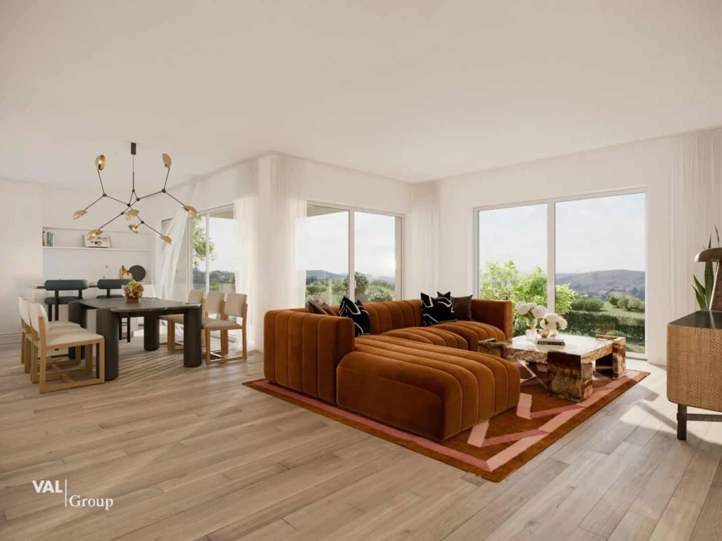 Modernes Apartment mit atemberaubendem Blick - Foto 3 von 9