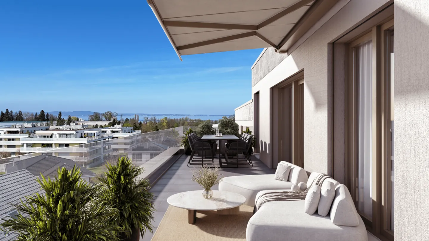 Nuova costruzione: Appartamento moderno di 4,5 stanze con balcone/terrazza - posizione tranquilla vicino al Lago di Costanza - Foto 2 di 12