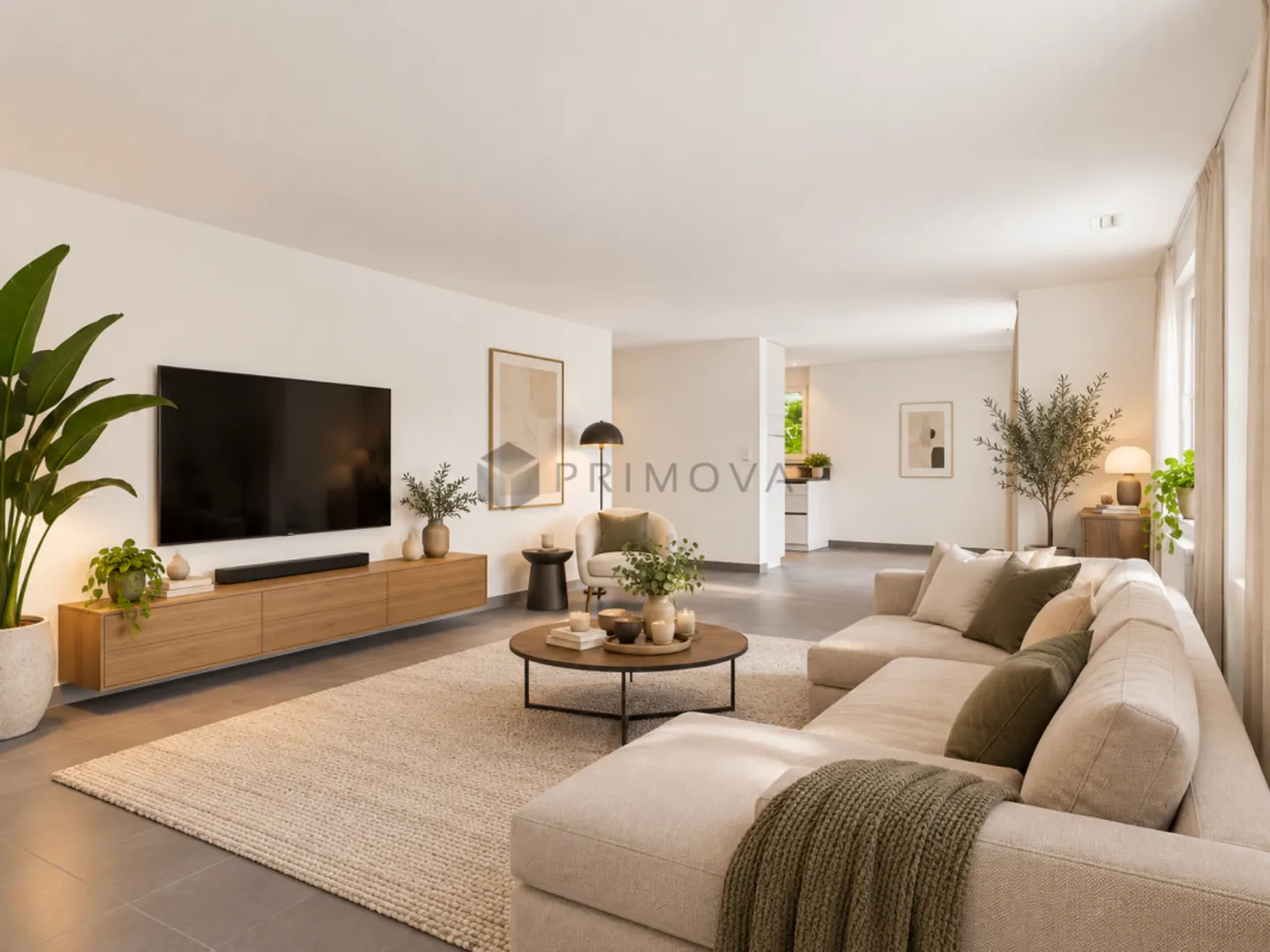 Hochwertig renovierte 4.5 Zimmer-Wohnung mit sonniger Südterrasse in Trimmis - Photo 1 of 12